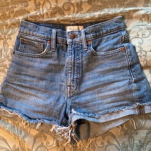Madewell High Rise Denim Shorts size 24